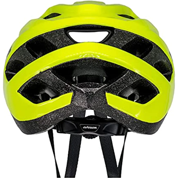 Airtracks Fahrradhelm für Damen und Herren Star K-60 Allround Radhelm MTB Helm Neon, S/M (53-58cm) - Leichter Radsporthelm mit 25 Belüftungsöffnungen und Größenverstellsystem – Bild 4