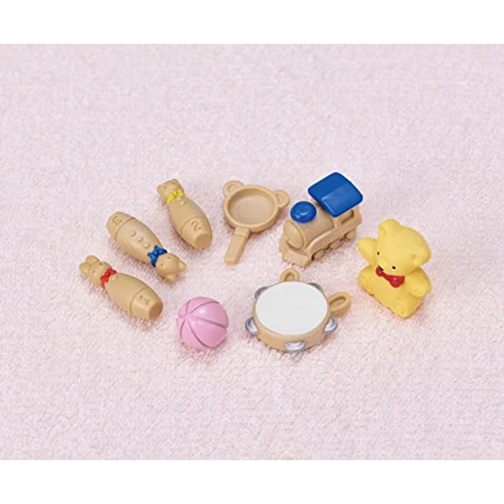 EPOCH Sylvanian Families 5709 Hase, Spielset mit 2 Babyfiguren, Kinderküche und Spielzeug, für Kinder ab 3 Jahren – Bild 4