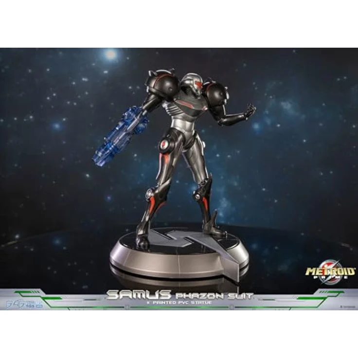 First4Figures Metroid Prime, PVC-Sammelfigur von Samus im Phazon Suit mit Screw Attack Basis, Standard Edition – Bild 2