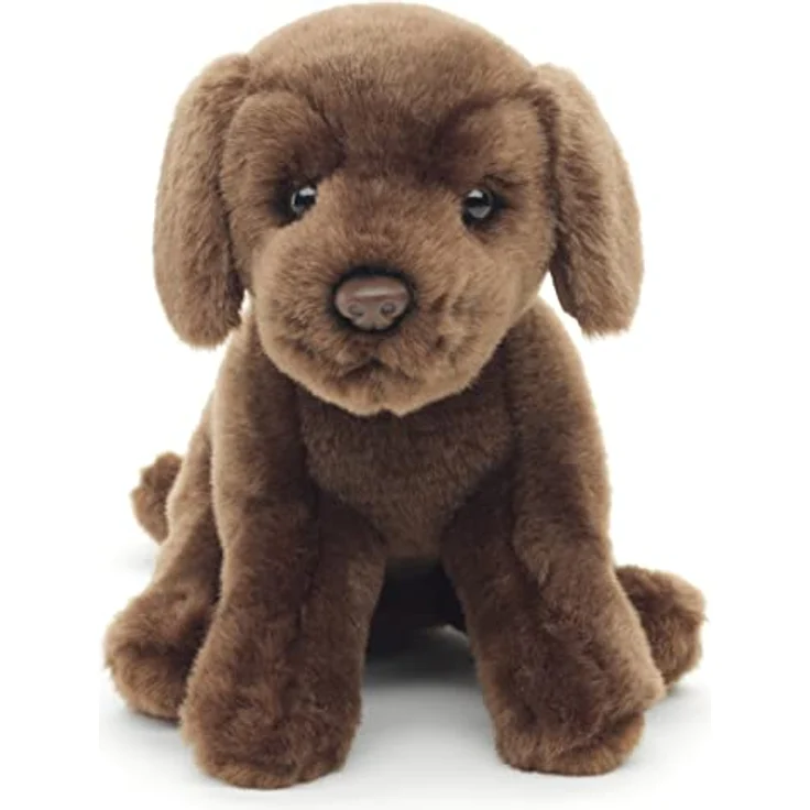 Uni-Toys - Labrador Welpe (braun), ohne Leine - 23 cm (Höhe) - Plüsch-Hund - Plüschtier, Kuscheltier – Bild 2