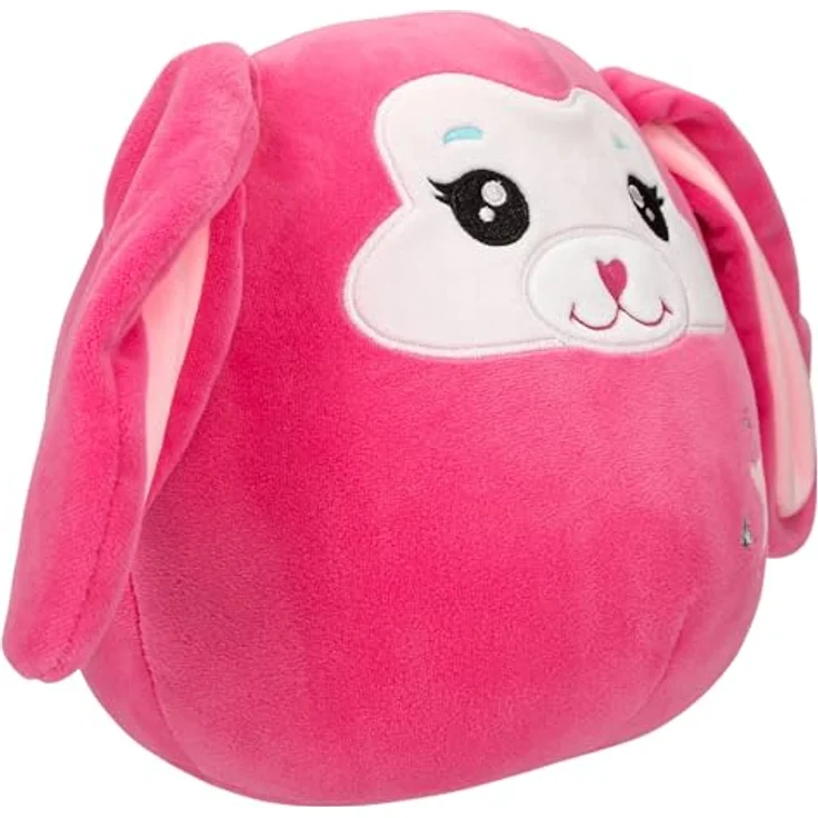 Depesche 13039 Ylvi Swoppies Kuscheltier Hase in Pink, mit Leuchteffekt und langen Schlappohren, ca. 20 cm groß – Bild 3
