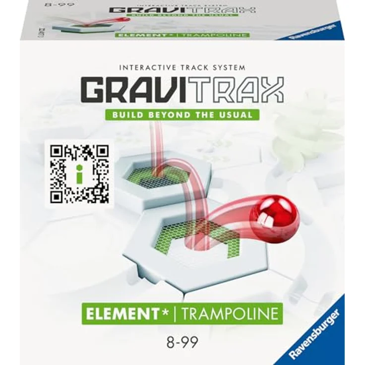 Ravensburger GraviTrax Element Trampolin - Zubehör für das Kugelbahnsystem. Kombinierbar mit allen GraviTrax Produktlinien, Starter-Sets, Extensions und Elements, Konstruktionsspielzeug ab 8 Jahren – Bild 2