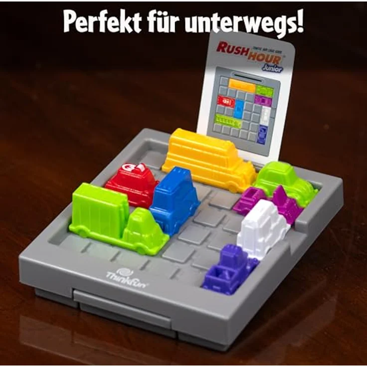 ThinkFun 76603 - Rush Hour Junior - Logikspiel für Kinder ab 5 Jahren - Stau-Spiel für Jungen und Mädchen – Bild 3