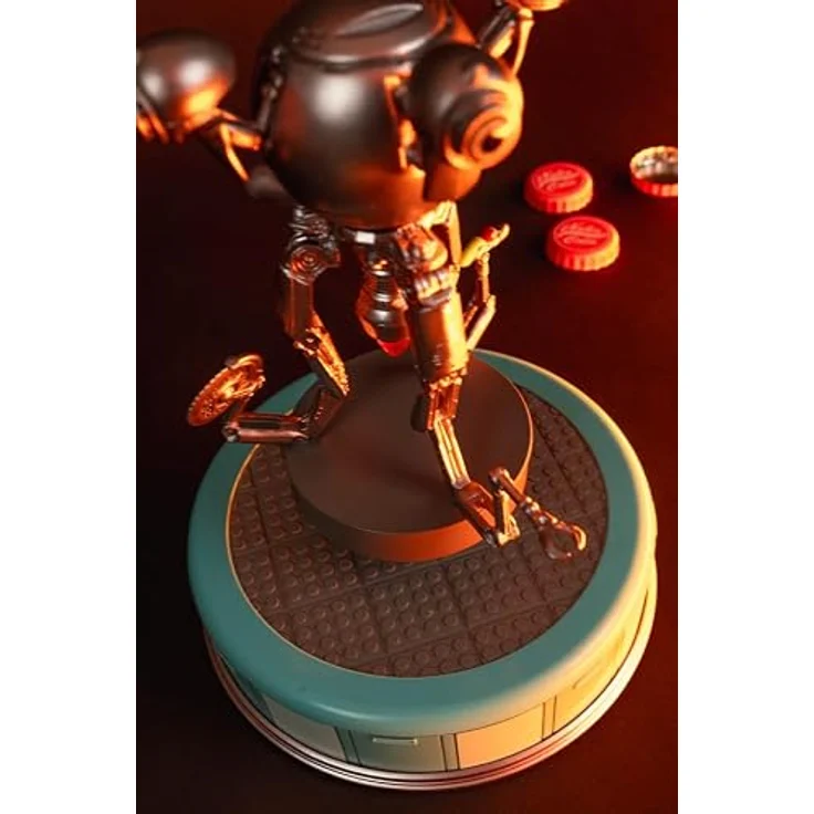 DPI Merchandising Fallout Statue "Floating Mr. Handy", detailreiche Sammelfigur aus hochwertigem Kunststoff, 12 cm Höhe, offiziell lizenziert von Bethesda – Bild 4