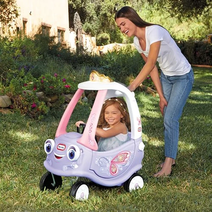 Little Tikes Cozy Coupe, Rutschauto im Feen-Design für fantasievolles Spielvergnügen – Bild 2