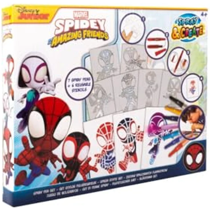 Spidey und seine Superfreunde - Sprüh Stifte Set - Spidey – Bild 5