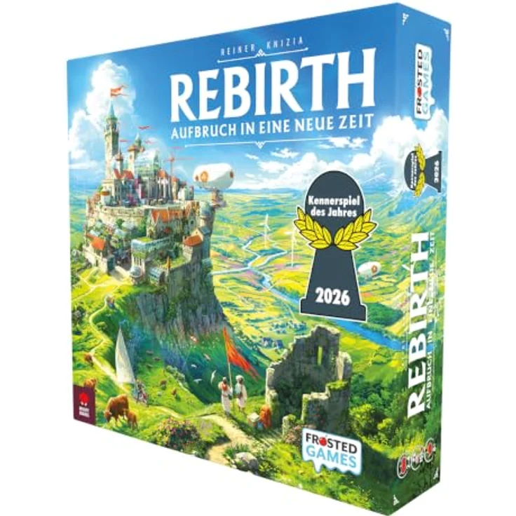 Frosted Games Rebirth - Aufbruch in eine Neue Zeit, Strategisches Kennerspiel für 2-4 Spieler ab 8 Jahren, Taktisches Legespiel mit 15 Minuten Spielzeit pro Spieler – Bild 3