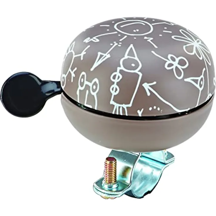 Mini-Ding-Dong Glocke, Matte Designs, farblich Sortiert