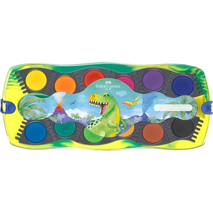 Faber-Castell Farbkasten Connector Deckfarbkasten, kreative Stecknäpfe mit hoher Deckkraft für Schule und Freizeit – Bild 2