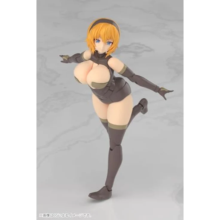 Kotobukiya Frame Arms Girl Kagutsuchi-kou PVC-Figur, 20 cm, braun, bewegliche Sammlerstatuette – Bild 16