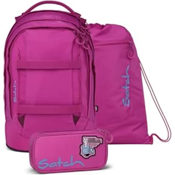 Satch Pack Set Fearless Pink, ergonomischer Schulrucksack mit 30L Stauraum, standfest und perfekt organisiert für die 5. Klasse – Bild 1