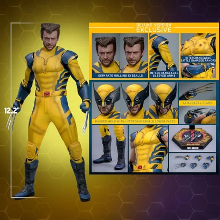 Hot Toys Wolverine (Deluxe Version), Sixth Scale Figure im Maßstab 1:6, Marvel Lizenz – Bild 3