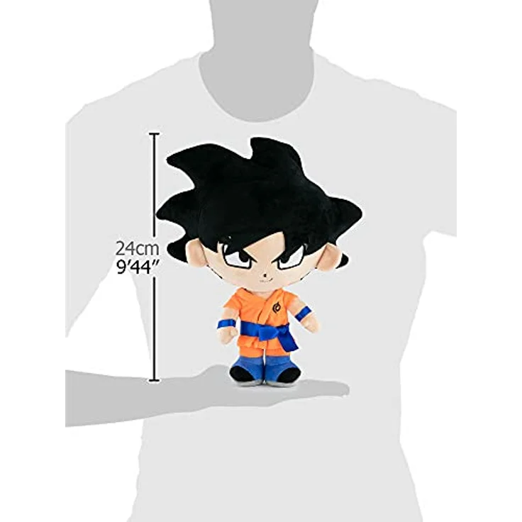 Play by Play Dragon Ball Super Protagonisten Plüschtiere, Goku, Piccolo, Vegeta, Beerus, Majin Boo - Super Soft Qualität (23-27cm, Goku) – Bild 4