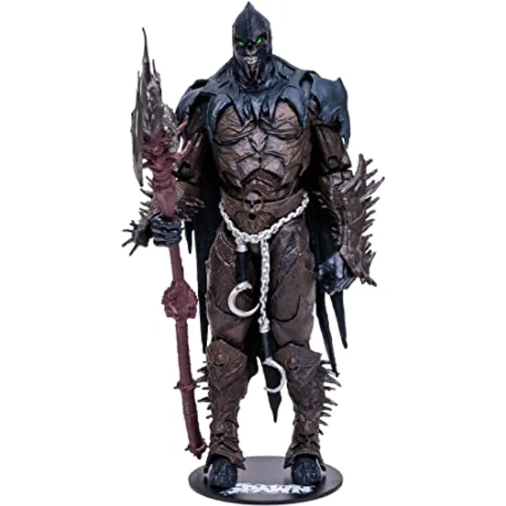 McFarlane Spawn Actionfigur Raven Spawn (Small Hook), 18 cm mit 22 Artikulationspunkten und Sammelkarte