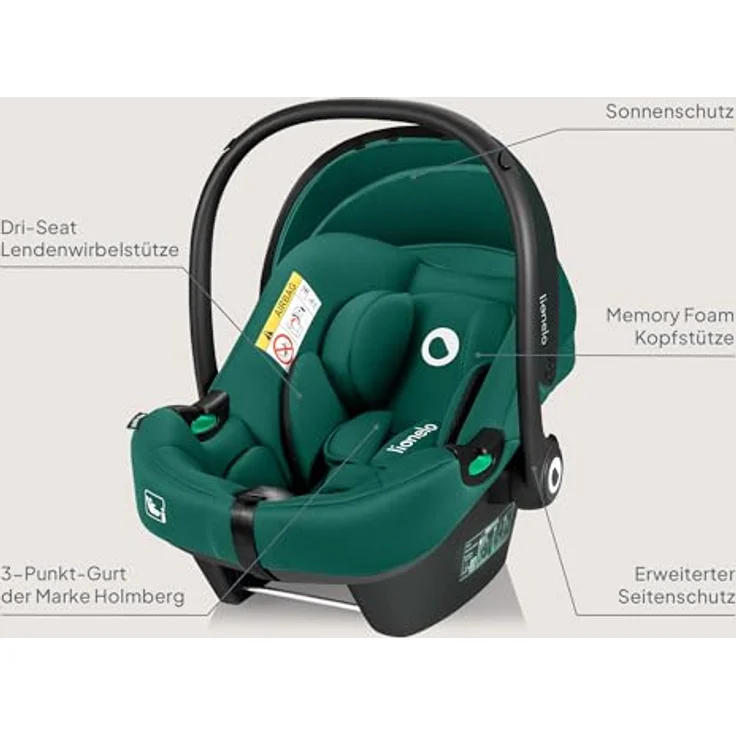 Lionelo Astrid I-Size, Kindersitz mit hoher Sicherheitsstandards und ergonomischem Design – Bild 9