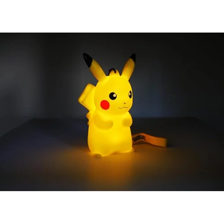 BigBen LED-Lampe Pokémon Grumpy Pikachu, batteriebetrieben mit variabler Helligkeit, Gelb – Bild 5
