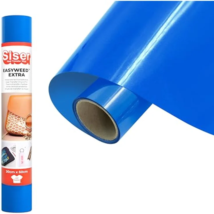 Siser® P.S. Film Extra EasyWeed, PVC-freie Transferfolie für Schneideplotter, grün, 30,0 x 50,0 cm, 1 Rolle – Bild 1