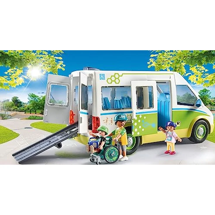 Playmobil® Schulbus (71329), My City Life Konstruktions-Spielset, (53 St), Made in Europe – Bild 3