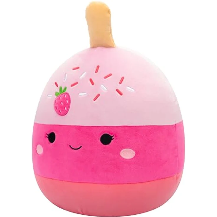 Squishmallows - Pama der Erdbeer-Cake Pop 30 cm – Superweiches Kuscheltier, Perfekt zum Kuscheln & Sammeln, Offizielles Plüschtier von Jazwares – Bild 2
