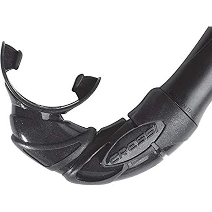 Cressi Unisex Erwachsene Mexico Schnorchel, Schwarz, Einheitsgröße – Bild 3