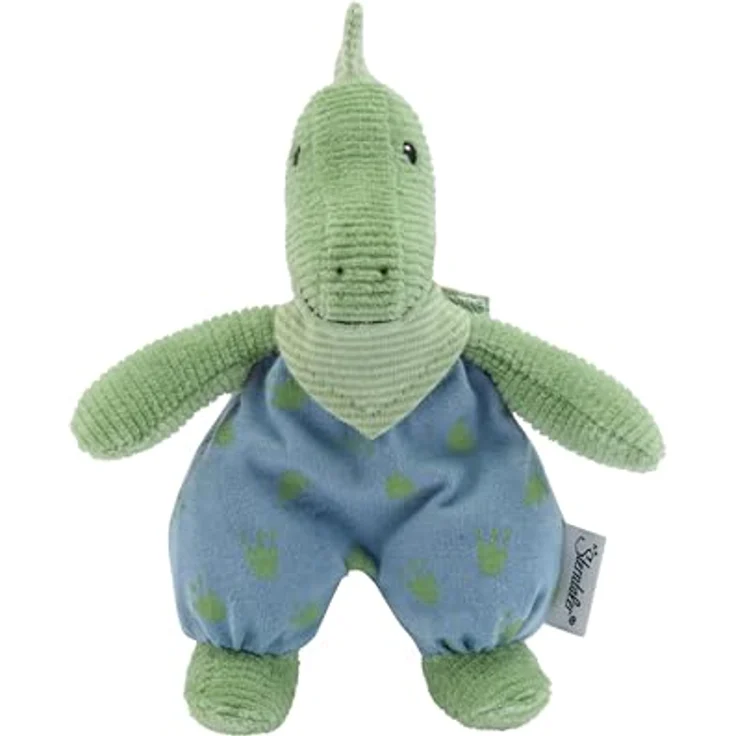 Sterntaler® Kuscheltier Dino Rexi, S, aus Feincord und Jersey, mit Rassel, ideal ab Geburt – Bild 3