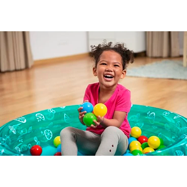 Bestway Planschbecken Splash & Play mit Spielbällen Ø 91 x 20 cm, Sortiert - 2-in-1 Bällebad und Planschbecken, 50 verschiedenfarbige Spielbälle, für Innen- und Außengebrauch – Bild 4