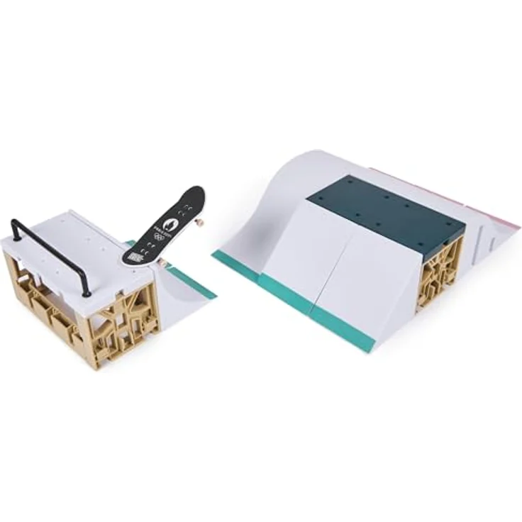 Spin Master PARK CREATOR X-CONNECT JO 2024 – Aurélien Giraud Tech Deck mit Modulrampen für individuelle Skatepark-Gestaltung, offizielles Lizenzprodukt der Olympischen Spiele – Bild 8