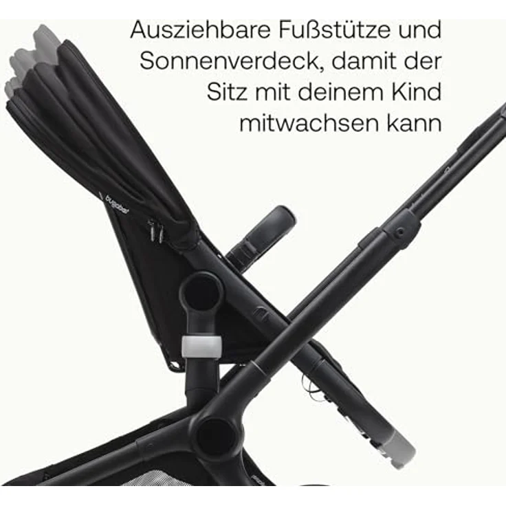 Bugaboo Fox 5 Kinderwagen 2-in-1 - Black / Forest Green Grün dunkel – Bild 6