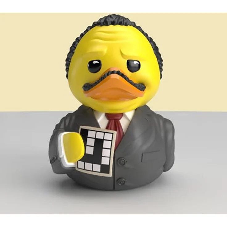 TUBBZ Mini: The Office - Stanley Hudson, Cosplay-Gummiente Vinyl-Figur, ca. 5 cm groß, verpackt in Mini-Badewanne mit The Office-Logo – Bild 4