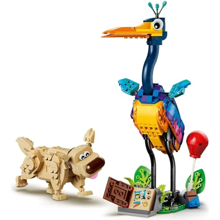 LEGO Disney and Pixar Kevin und Dug, Spielzeugset mit Golden Retriever und exotischem Vogel, DIY Deko für Kinderzimmer, 43290, für Mädchen ab 9 Jahren – Bild 3