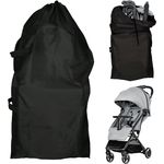 Wisebom Transporttasche für Kinderwagen, wasserdicht, 117 x 53 x 33 cm, für Flugreisen, schwarz
