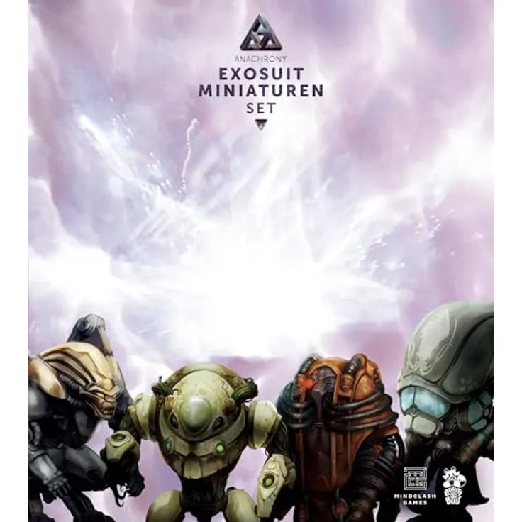 Skellig Games 0048-0019-03 Brettspiel, bunt mit 24 extra großen und detailreichen Exosuit-Miniaturen