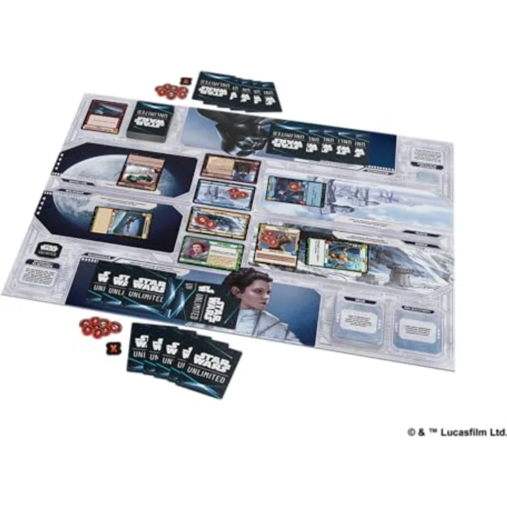 Asmodee Star Wars: Unlimited TCG – Erste Schlacht Hoth – Sammelkartenspiel-Starter-Set mit 2 vorgefertigten Decks, für Kinder und Erwachsene ab 12 Jahren, Deutsch, 20 Minuten Spielzeit – Bild 5