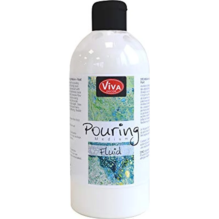 Viva Decor 3PL Gießmittel, transparent, 500 ml - Malmedium für kreative Anwendungen – Bild 1