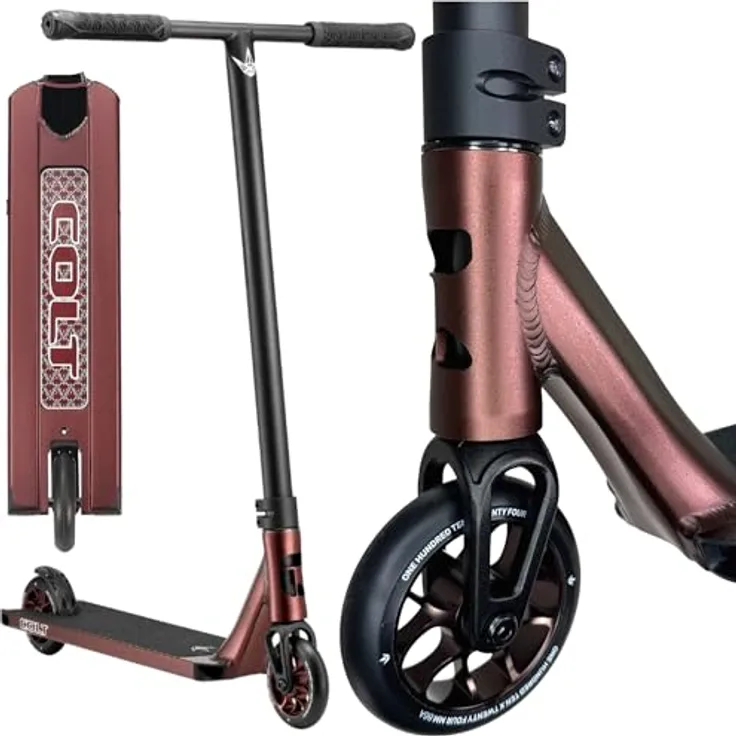 F26 Blunt Colt S6 H=84cm Complete Stunt-Scooter Park/Street Kinder Jugendlich Erwachsene Trick Tret Roller Leicht (110mm Bronze)
