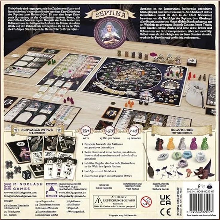 Skellig Games SKE48331 Kennerspiele, Aufbau eines Hexenzirkels mit unterschiedlichen Fähigkeiten, zugänglich, intuitiv zu spielen – Bild 4