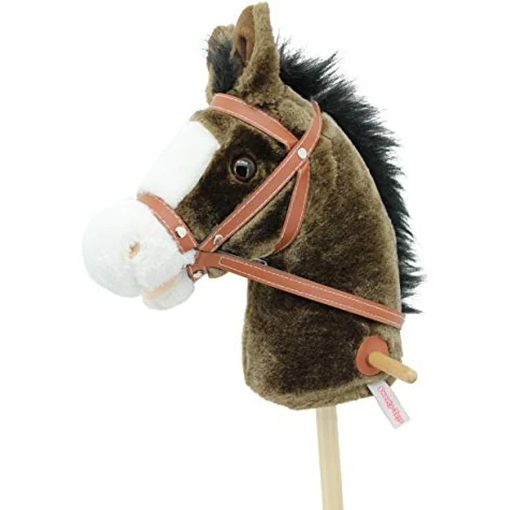 Sweety Toys 5055 Steckenpferd ” My Little Pony” Chocolate, super süss, mit Funktion Gewieher und Galoppgeräusch – Bild 4