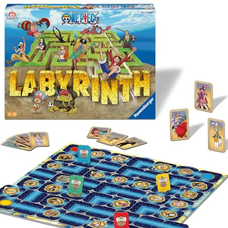Ravensburger Spiel One Piece Labyrinth, Made in Europe, FSC® - schützt Wald - weltweit, Brettspiel, Manga und Anime-Fans, ab 7 Jahren – Bild 2