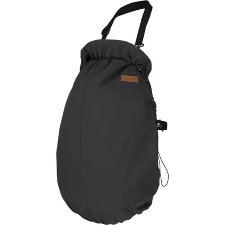 Hoppediz oppediz Tragecover Softshell, Universalcover für Babytrage und Tragetuch, grau/leo, wasserabweisend und windabweisend – Bild 2