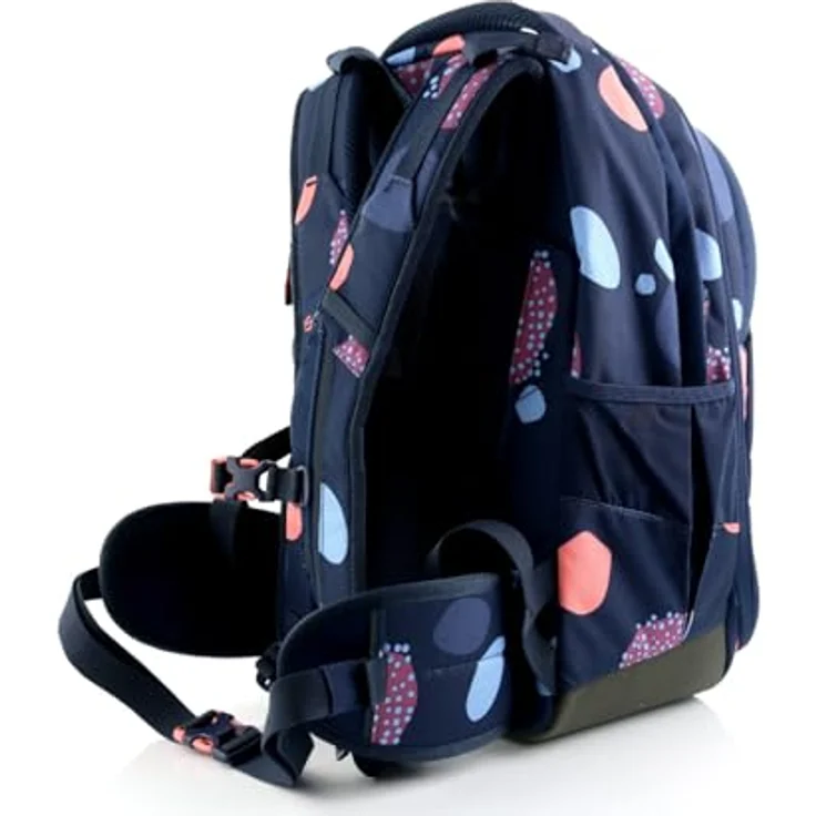 Satch Schulrucksack satch match, robuster und erweiterbarer Rucksack aus 100% recyceltem, wasserabweisendem Polyester, ergonomisches Design – Bild 8