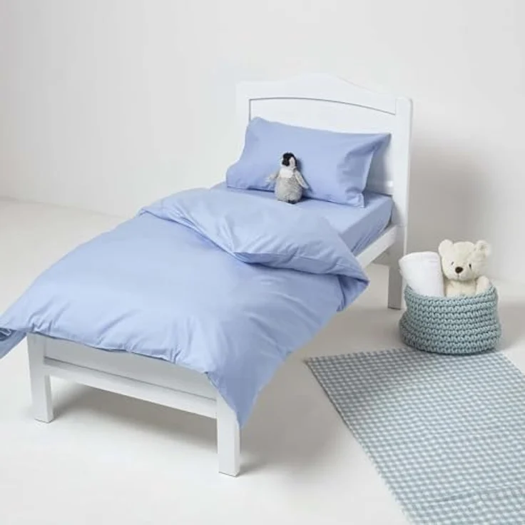 Homescapes Kinderdecke, Weiß, 120x150 cm, Füllung: 85% Gänsefedern, Oeko-Tex® geprüfte Bettwäsche für Kinder – Bild 3