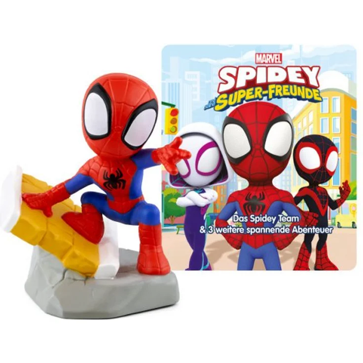 tonies Hörspielfigur Hörfigur Marvel Spidey, NFC-Chip, handbemalt, blau – Bild 1