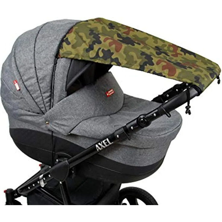 BABYLUX Sonnenschutz SONNENSEGEL für Kinderwagen Buggy UV Schütz (72. Tarn)