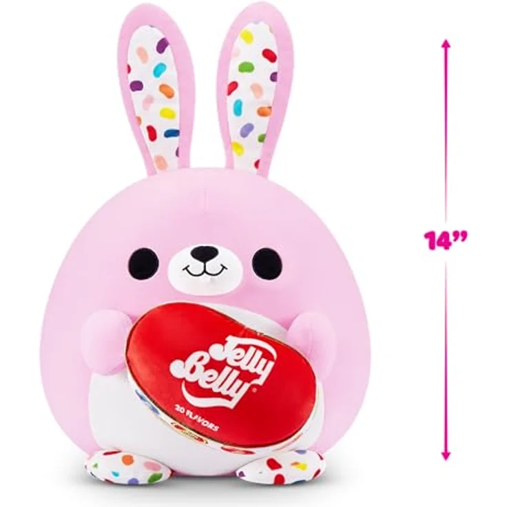 ZURU Snackles Serie 2 Flossie, Kuschelig-weiches 35 cm Plüschspielzeug mit Snackmarken-Accessoire zum Sammeln – Bild 3