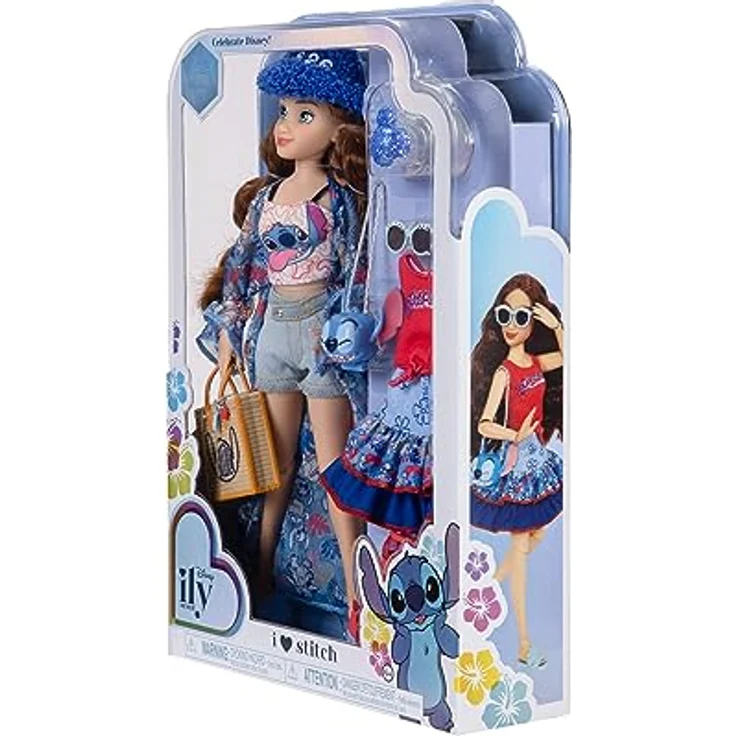 Jakks Pacific Disney Stitch ily 4Ever, Puppe 28 cm mit beweglichen Armen und Beinen, Sammlerstück für Kinder und Disney-Fans – Bild 9