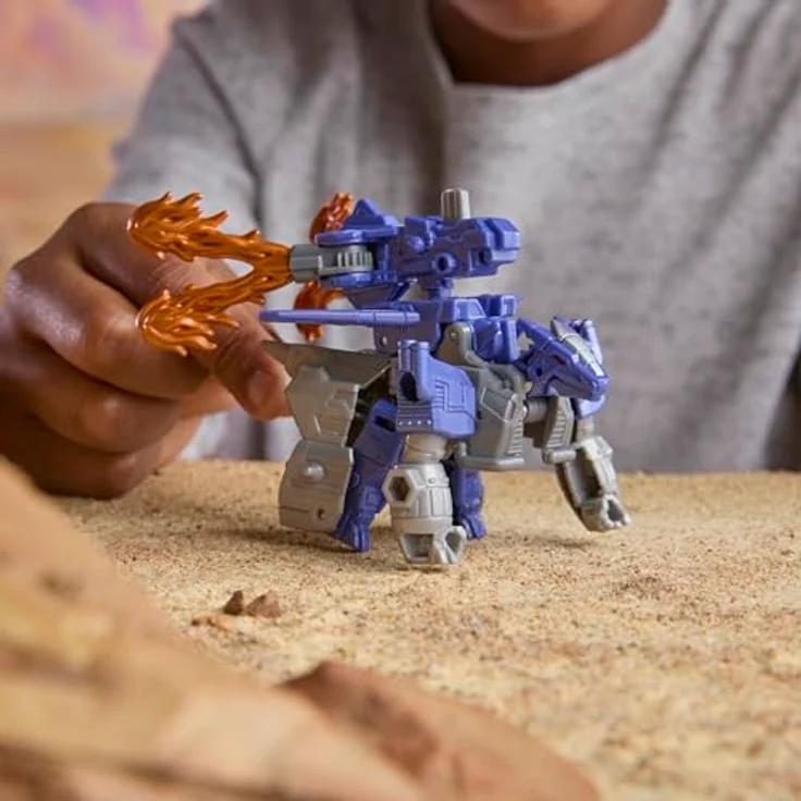 HASBRO Transformers Cyberworld Galvatron, 10 cm Figur mit verwandelbarem Flammenblaster und Junkion-Drachen-Modus – Bild 8