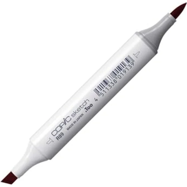 Copic Sketch Marker Typ R - 89, Dark Red, professioneller Pinselmarker mit Super-Brush- und Medium-Broad-Spitze – Bild 1
