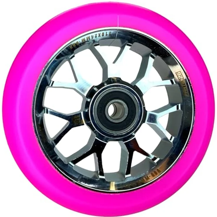 Fantic26 Spy7 Stunt-Scooter 110mm Rollen, ABEC-11 Kugellager, Aluminium 6061-T6, pink – Bild 1