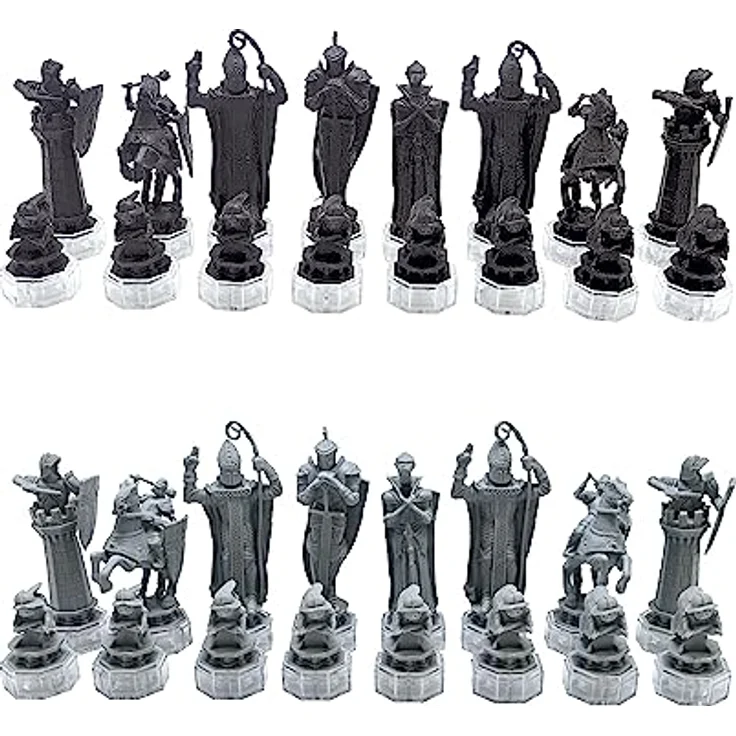Lexibook Harry Potter Magnetisches Tischschach, Faltbares Schachspiel für 2 Spieler, tragbar und stabil mit magnetischen Figuren, 33 cm x 23,7 cm – Bild 4