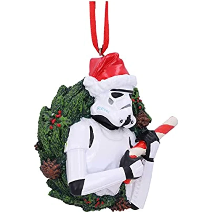 Nemesis Now Star Wars Stormtrooper Weihnachtsornament, Mehrfarbig, Sammlerstück mit dunkler Fantasie und gothischer Eleganz – Bild 2